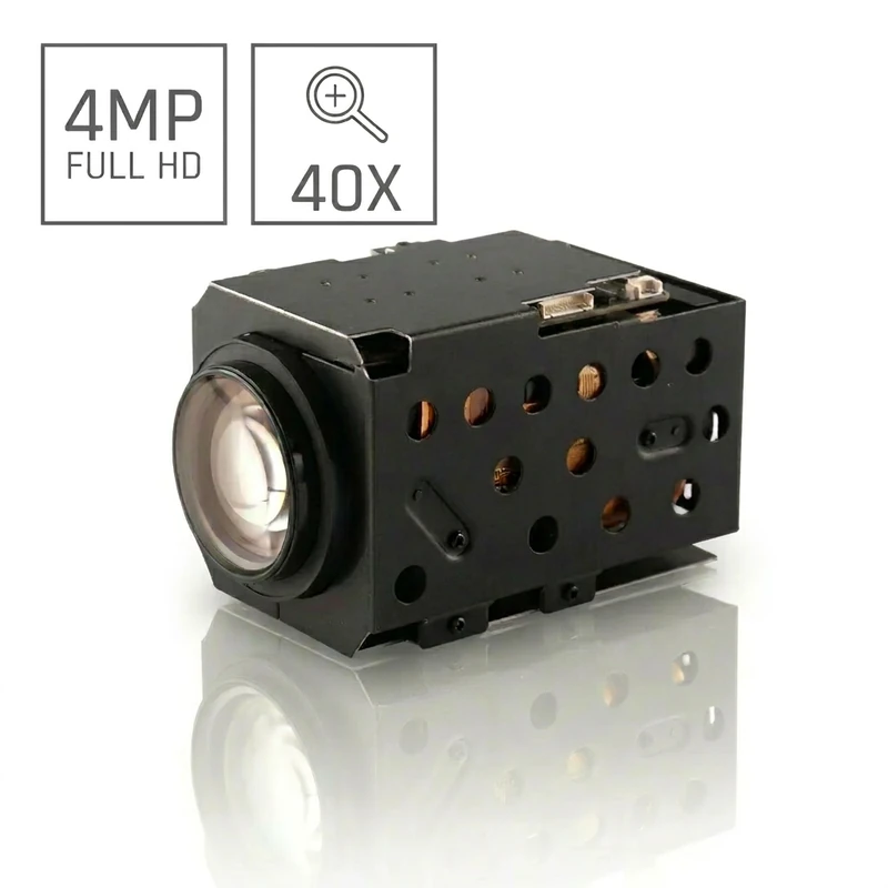 40x 4MP Black Light Full Color Network Camera Module