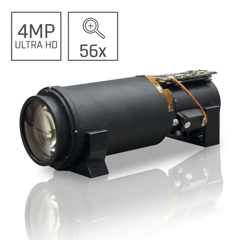 56x 4MP Black Light Full Color Network Camera Module
