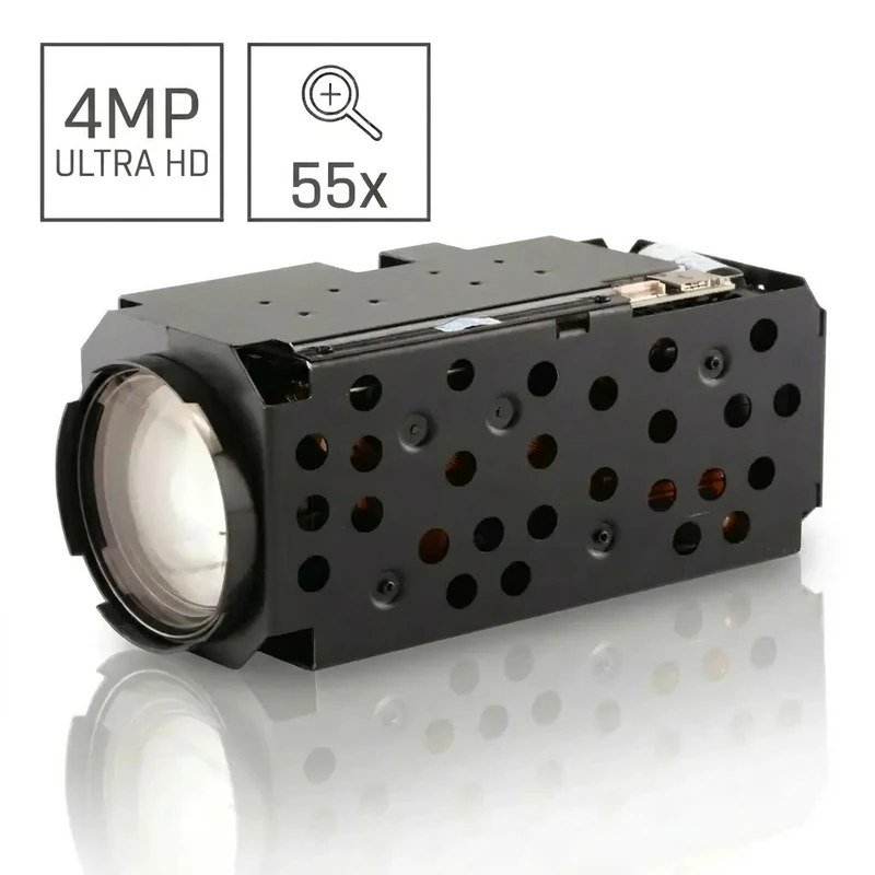 55x 4MP Black Light Full Color Network Camera Module