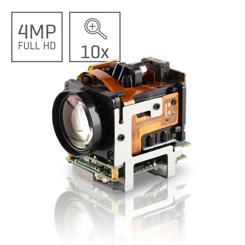 4MP 10X NDAA Compliant Network Zoom Camera Module