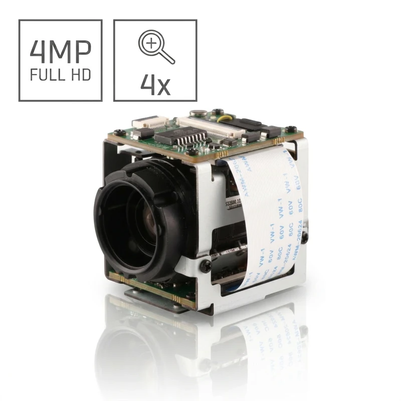 4MP 4X optical zoom compact camera module